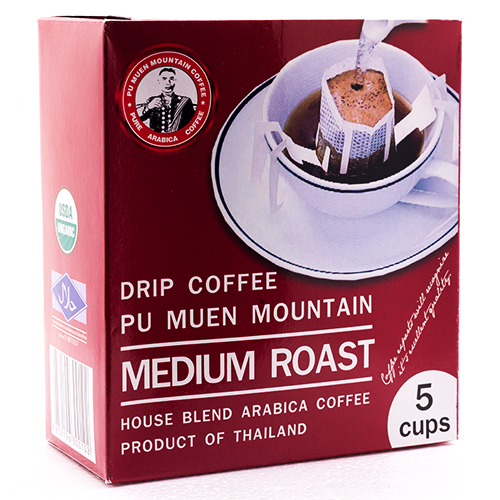 กาแฟดอยปู่หมื่นคั่วกลาง ชนิด Drip Bag กาแฟดอยปู่หมื่นคั่วกลาง ชนิด Drip Bag