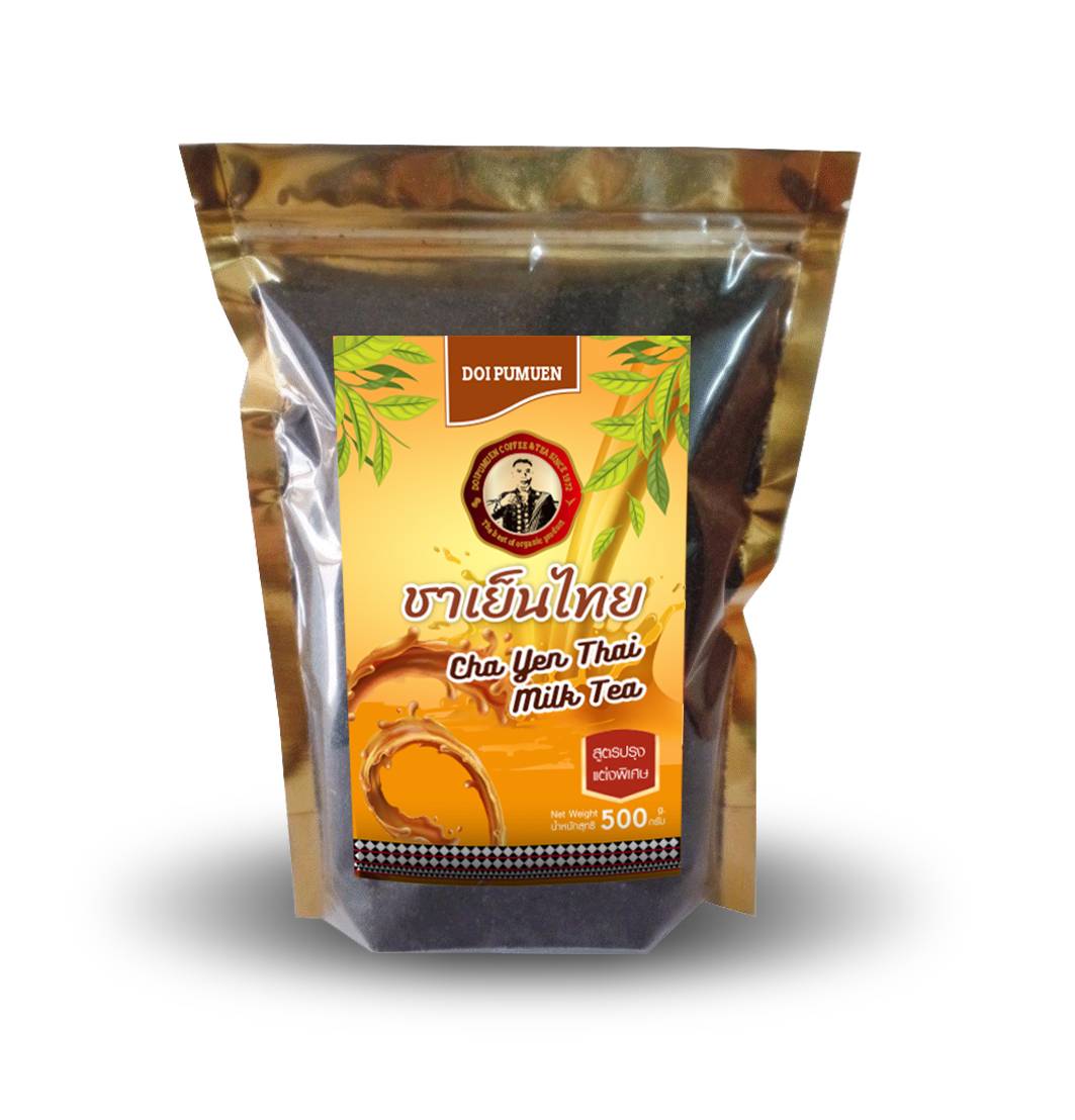 ชาเย็นไทย สูตรปรุงแต่งพิเศษ(ตราดอยปู่หมื่น) 500 กรัม Thai Tea (Doi Pumuen Brand) 500g