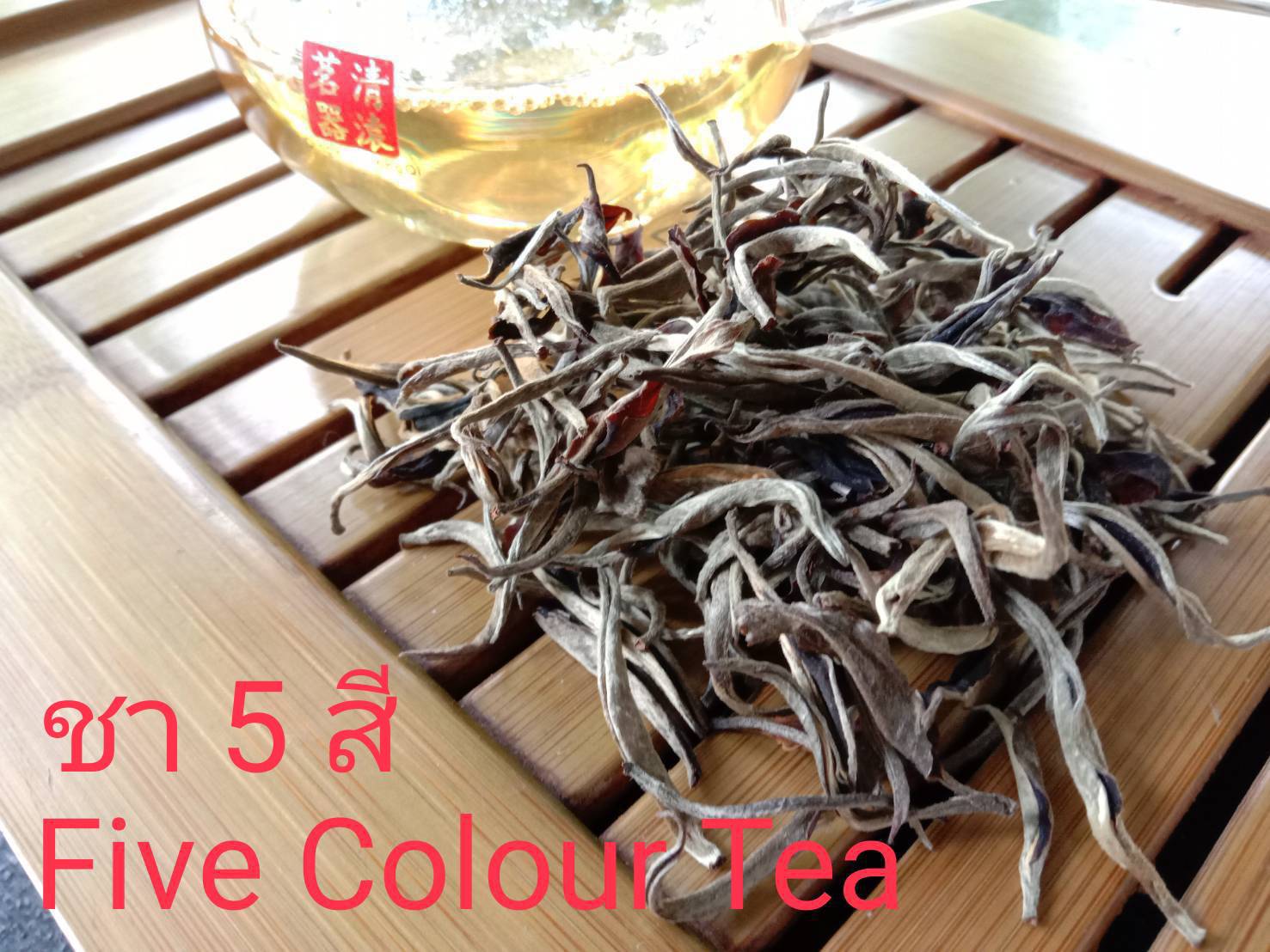 ชา 5 สี ชาอัสสัมออร์แกนิค (ตราดอยปู่หมื่น) 1 กก. Organic Assam Five Color Tea (Doi Pumuen Brand) 1 kg.