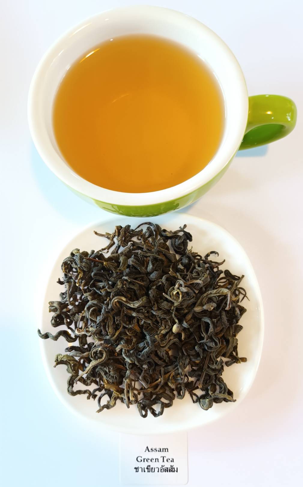 ชาเขียวอัสสัม ออร์แกนิค (ตราดอยปู่หมื่น) 100 กรัม Organic green tea (Doi Pumuen Brand) 100g